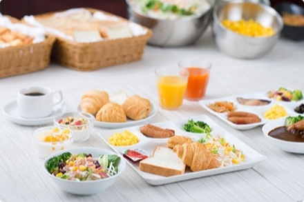 写真：無料朝食